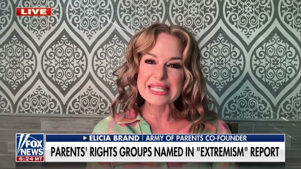 “We’re over the target,” Army of Parents’ Elicia Brand on SPLC targeting parent orgs as hate groups